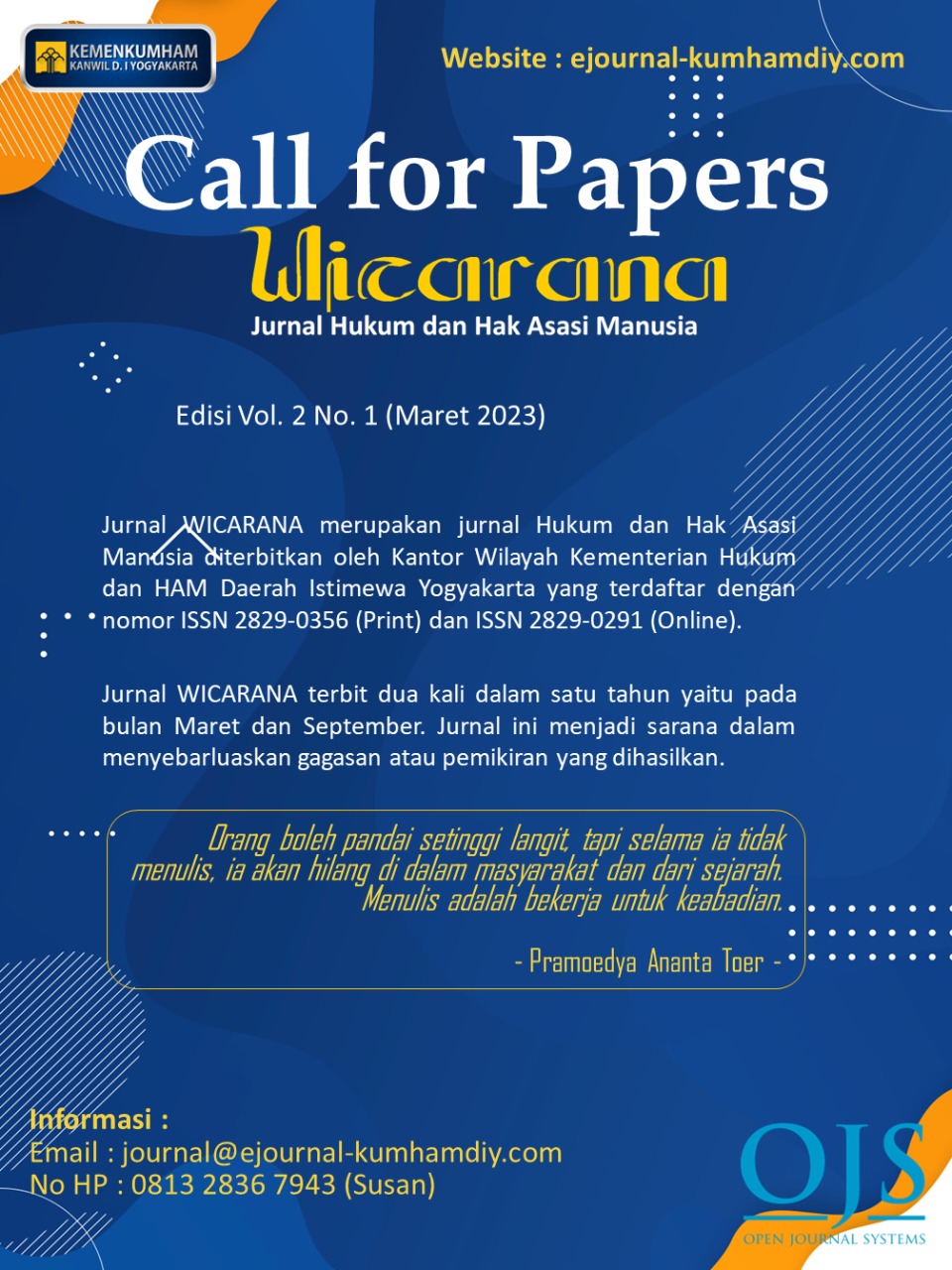 CFP Wicarana Maret2023