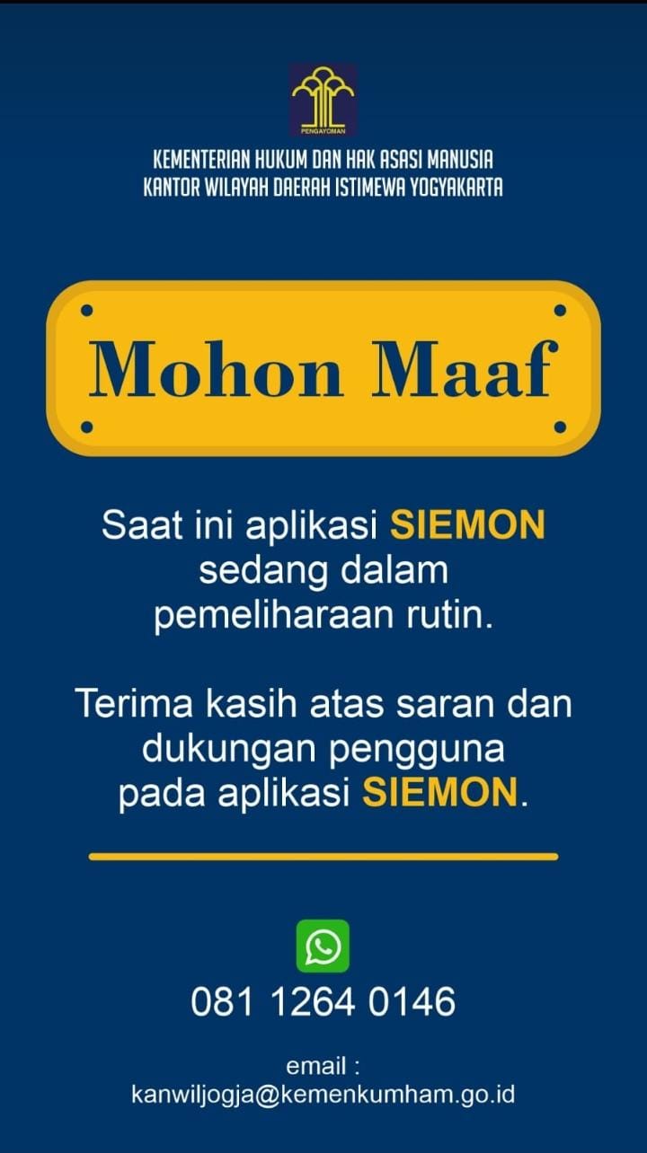 mohon maaf siemon