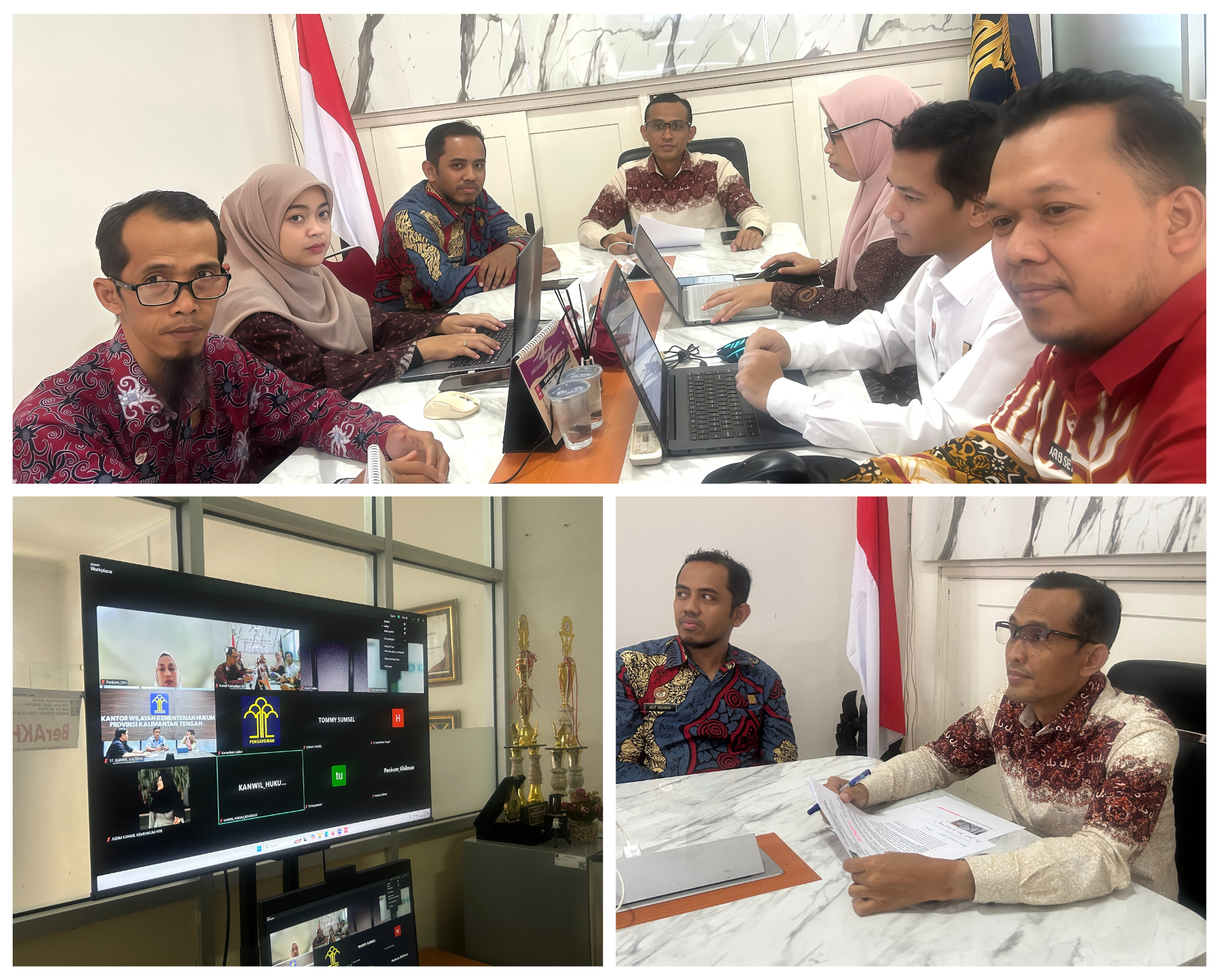 Matangkan Persiapan Penilaian Kompetensi 2026, Kanwil Kemenkum DIY Ikuti Rapat Koordinasi Sarpras Secara Daring