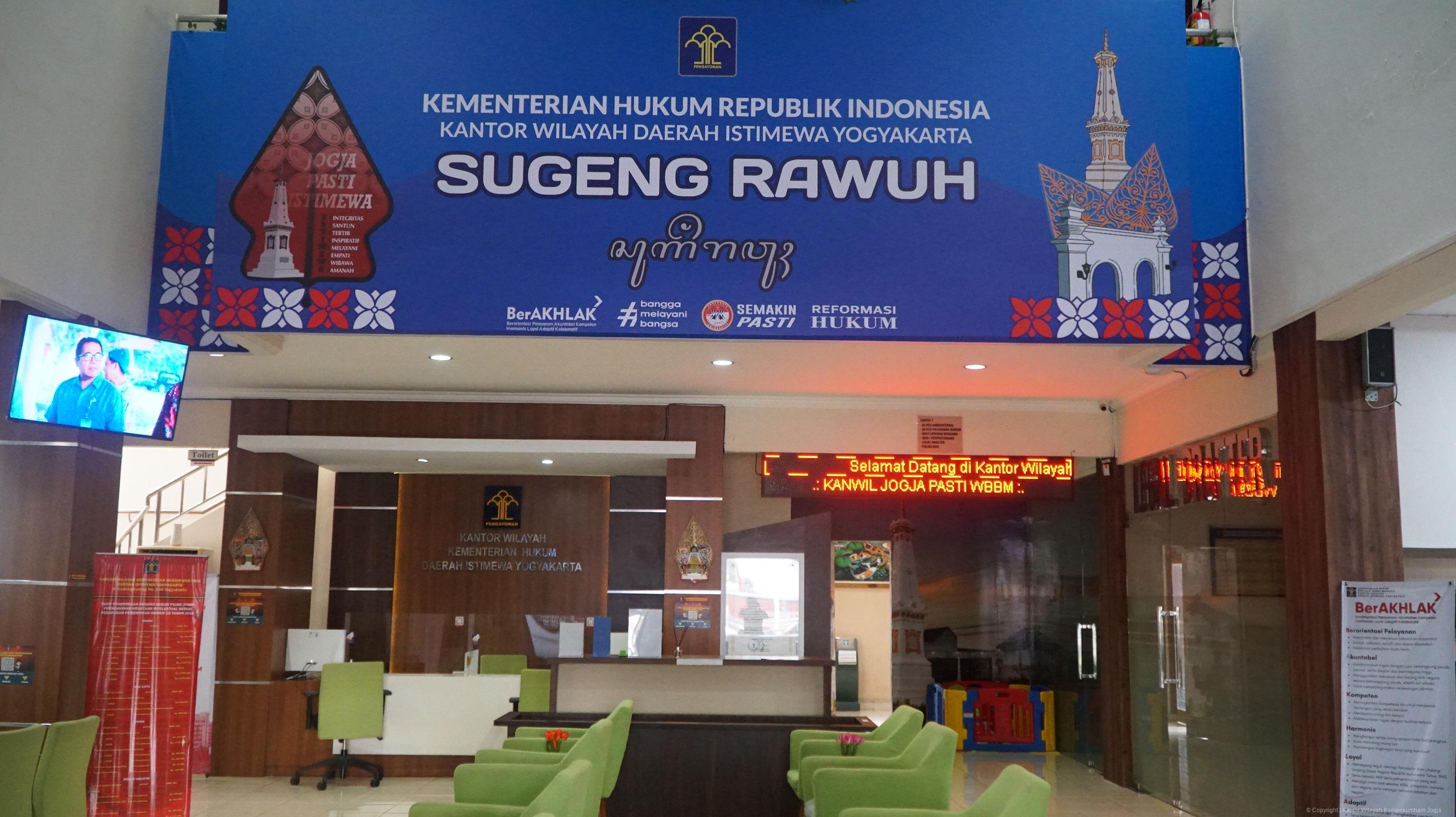 Respons Apresiasi Masyarakat, Kanwil Kemenkum DIY Perkuat Komitmen Pelayanan Publik