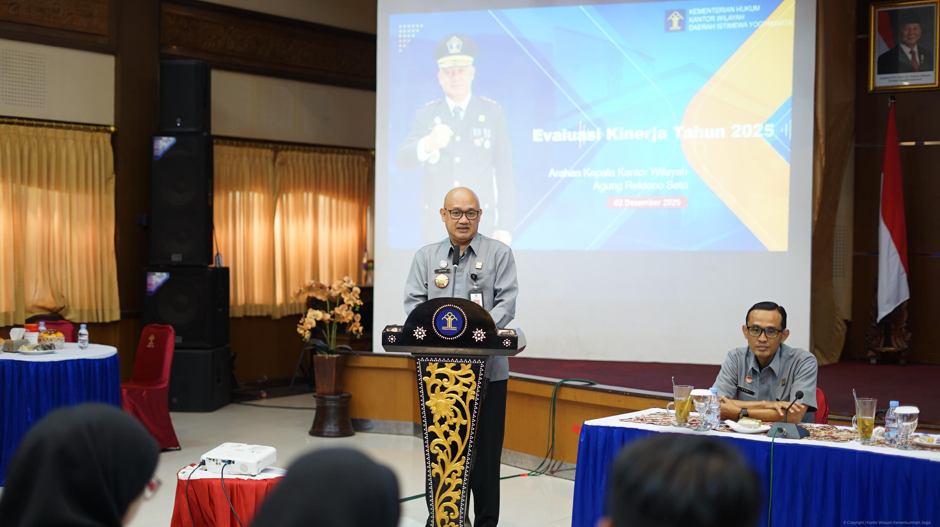 Kemenkum DIY Matangkan Strategi 2026 Melalui Evaluasi Kinerja 2025